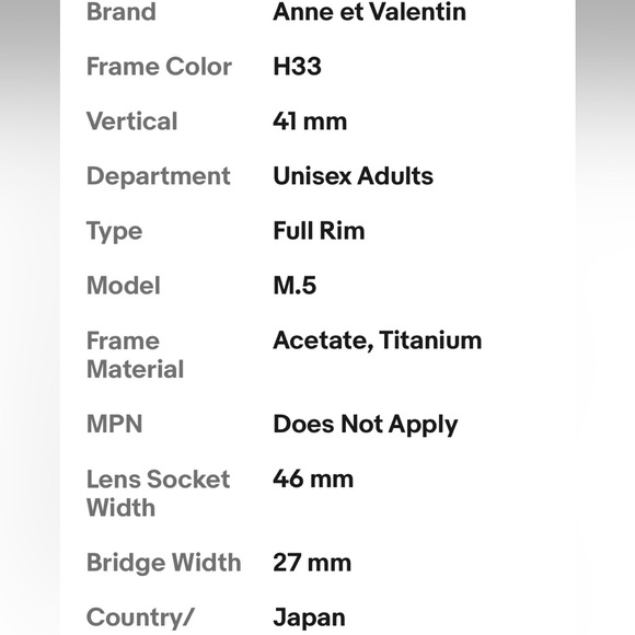 Beautiful Anne et Valentin eyeglasses - Picture 5 of 6